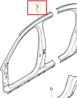 Obrázok produktu pre VOLVO V60 II obloženie pravého zadného stĺpika D OE 32132032
