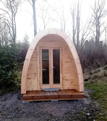 Produktbild von Campinghaus Camping Pod Ferienhaus Wochenendhaus Pinewood Holz Haus Fertig