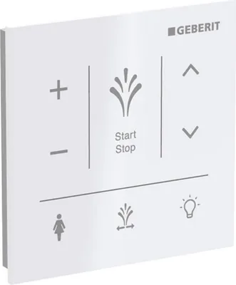 Produktbild von Geberit 147041SI1 Wandbedienpanel f. Geberit AquaClean
