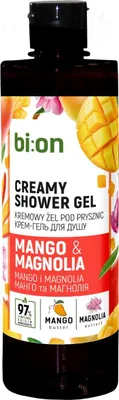 Image de Gel douche crémeux à la mangue et au magnolia BIO NATURELL 473 ml