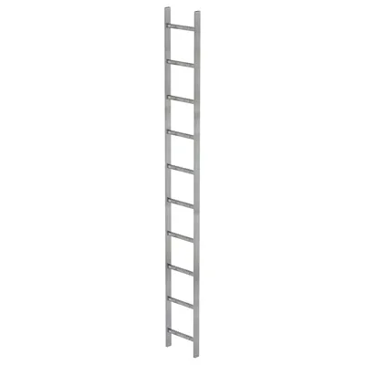 Produktbild von Günzburger Steigtechnik Schachtleiter Stahl feuerverzinkt 300 mm lichte Weite 10 Sprossen - 060010