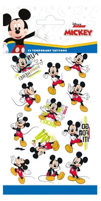 Produktbild von 1 Bogen Micky Maus Kinder Tattoos