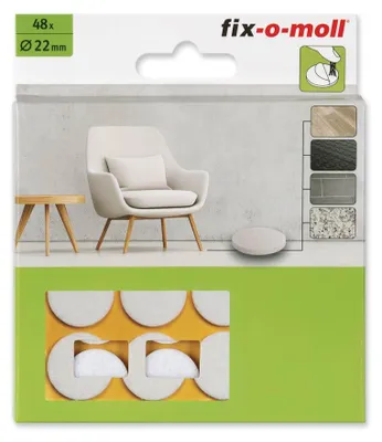 Produktbild von Fix-o-moll Filzgleiter ø22mm weiß