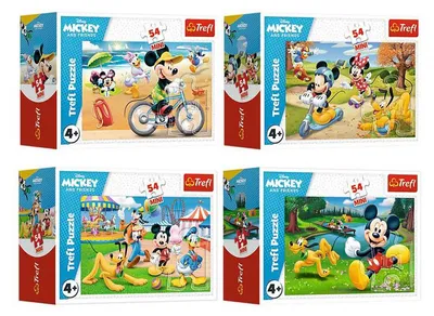 Produktbild von TREFL Puzzle Mickey Mouse: Am Strand 54 Teile