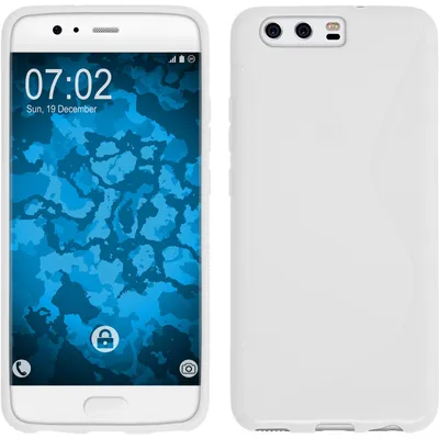 Produktbild von PhoneNatic Case kompatibel mit Huawei P10 Plus - weiß Silikon Hülle S-Style Cover