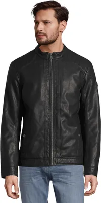 Produktbild von Tom Tailor Kunstlederjacke für Herren in unifarben uni 1200-99-04307