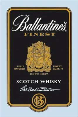 Produktbild von KS239 Ballantines - Black Label - Bedruckter Spiegel