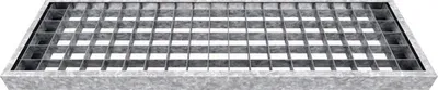 Produktbild von Einzelstufe für Außentreppe Pertura Tallis Gitterrost für einfache Unterkonstruktion 100x23x3 cm