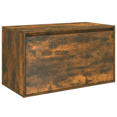 Obrázok produktu pre vidaXL Lavica do predsiene 80x40x45 cm Materiál: údené dubové drevo