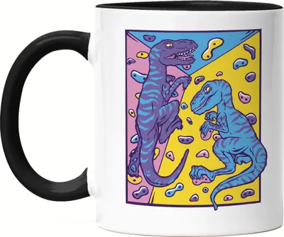 Produktbild von Climb Tasse Schwarz Berge Bergsteigen Bouldern Klettern Sport Freizeit Hügel Halle Felsen Dinos Kletterschuhe