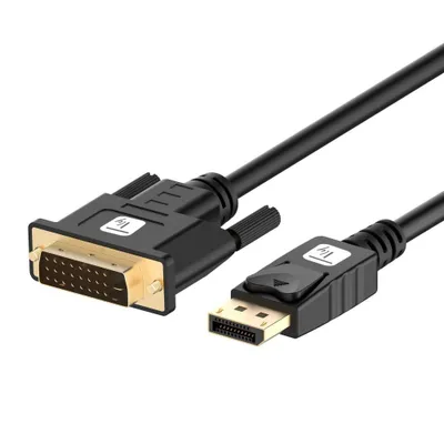 Productafbeelding van Techly DisplayPort 1.2 naar DVI-kabel, Full HD, passief, zwart, 2 meter