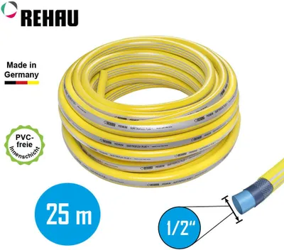 Produktbild von REHAU Gartenschlauch Quattroflex plus + 1/2" 25m