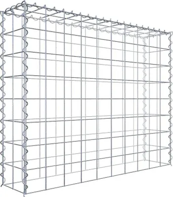 Produktbild von Anbaugabione Typ 3 100 cm x 80 cm x 20 cm (L x H x T), Maschenweite 10 cm x 10 cm, Spirale