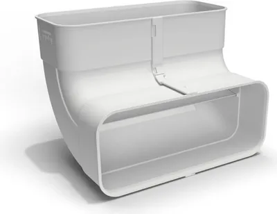 Immagine prodotto di OptimAIRo 150 curva per tubi N20060 verticale a 90° con tronchetti