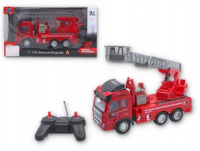 Image de Voiture de pompiers télécommandée Gazelo avec effets lumineux