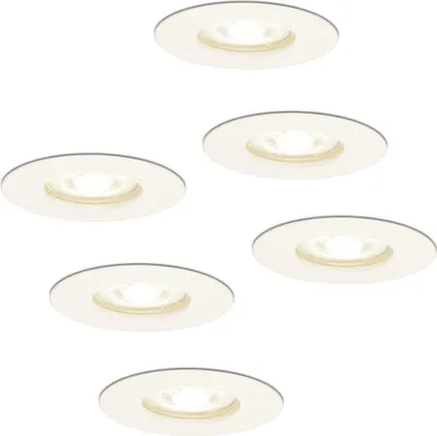 Produktbild von hoftronic LED Einbaustrahler 6x 4W 345lm 4000K GU10 Rund Weiß IP65 Dimmbar