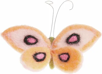 Produktbild von Aufhänger Schmetterling Grün 10 x 10,5 x 7cm