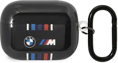 Produktbild von BMW Mehrfarbige Linien - Etui AirPods Pro (Czarny)