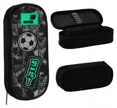 Obrázok produktu pre Rozkladací puzdro na ceruzky pre chlapcov s motívom futbalu Kite