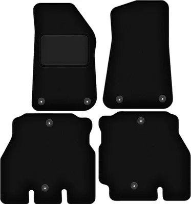 Produktbild von Schwarze Velours-Fußmatten für: Jeep Wrangler JL 5 Türen (2018-2023)