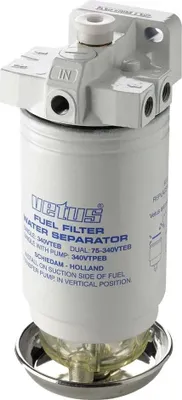 Immagine prodotto di Filtro carburante / separatore d'acqua VETUS con pompa 465 litri/ora | 340VTEPB