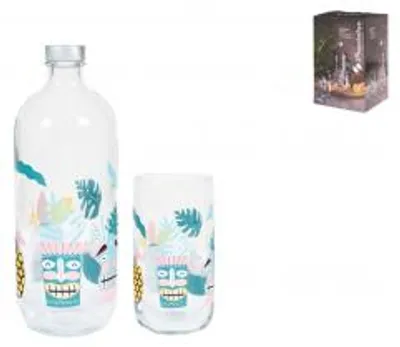 Immagine prodotto di PASABAHCE Set 5 Pezzi Tikiparty In Vetro Decorato
