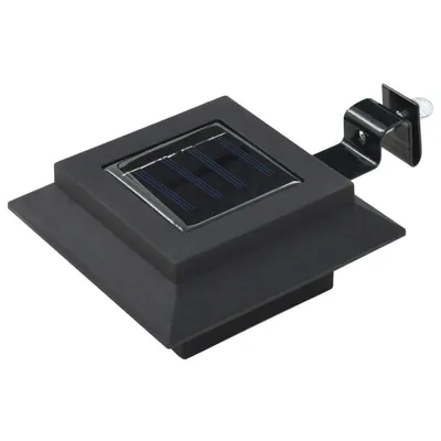Produktbild von vidaXL Zewnętrzne lampy solarne 6 sztuk LED kwadrat 12 cm czarny