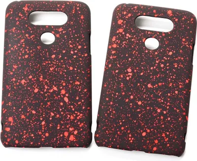 Produktbild von Handy Hülle Schutz Case Bumper Schale für LG G5 3D Sterne Rot