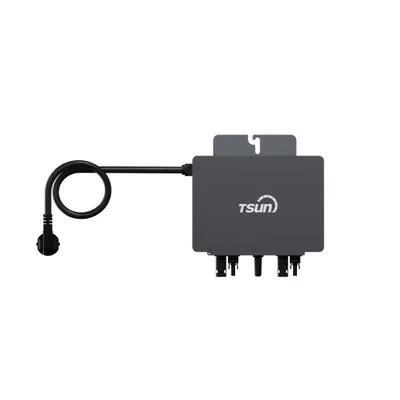 Produktbild von TSUN TSOL-MS800 Mikro-Wechselrichter 800W mit mit Anschlusskabel, Integriertes WLAN, Fernüberwachung per App, Separates MPPT für jedes Panel, 0% MwSt