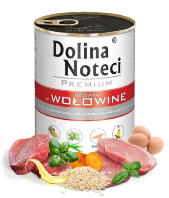 Obrázek produktu pro Dolina Noteci 5902921300007, Dospělý jedinec, Jakékoli plemeno, Hovězí, Vepřové, 800 g