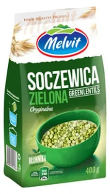 Obrázek produktu pro Soczewica zielona Melandż 400 g