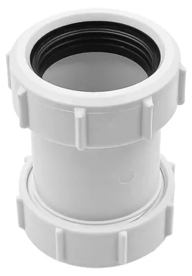 Rohrverbinder 40 mm PVC Kompressionskupplung für Abflussrohr