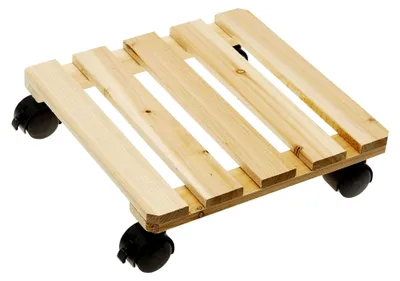 Produktbild von Holztrolley in quadratischer Form