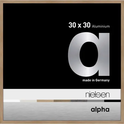 Obrázek produktu pro Hliníkový obrazový rám Nielsen Alpha 30x30 cm dub