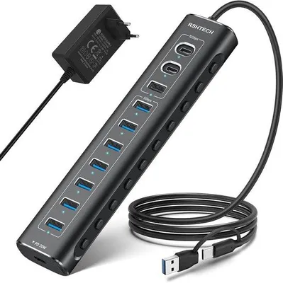 Zdjęcie produktu dla Uniwersalna ładowarka USB z wieloma portami USB do laptopów i komputerów stacjonarnych