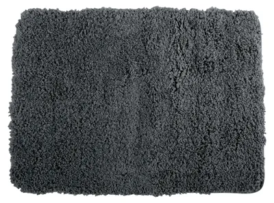 Image de Tapis de bain MSV Tapis de douche Tapis de douche Microfibre À poils longs Doux 50 x 70 cm – Anthracite