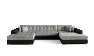 Produktbild von Ecksofa Couchgarnitur Vento mit Schlaffunktion – Großzügige Wohnlandschaft in U-Form