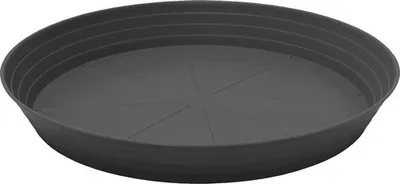 Produktbild von Blumentopf Untersetzer Primavera Kunststoff Ø 46 cm H 5,7 cm anthrazit