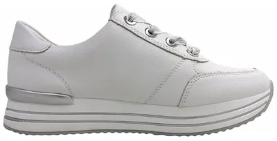 Image de Chaussures de randonnée Damenschuhe, chaussures à lacets, style sportif, couleur blanche, pour le quotidien