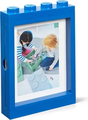 Zdjęcie produktu dla ramka na zdjęcia 26,8 x 19,3 cm polipropylen niebieska
