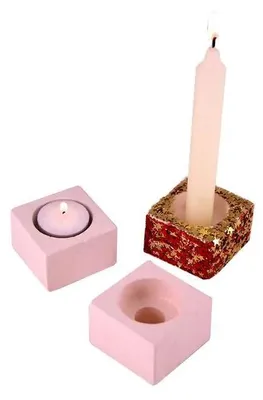 Immagine prodotto di Portacandele artigianale in Vetroceramica