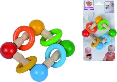 Obrázek produktu pro Eichhorn dětská chňapací hračka s kroužky 100017048