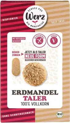 Produktbild von Werz Erdmandel Taler  125g