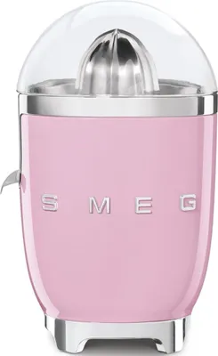 Produktbild von Smeg Zitruspresse CJF11PKEU in Edelstahlrosa, 70 W, manuelle Bedienung