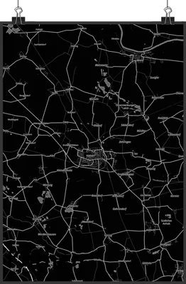 Produktbild von Mr. & Mrs. Panda Bild Köthen DIN A4 - Geschenk, Stadt Dorf Karte Landkarte Map Stadtplan, Plakat, Wandbild, wanddeko, drucke, Kunstdruck