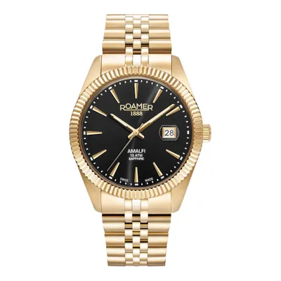 Produktbild von Roamer Herren Uhr Analog Quarz 852833 48 55 20 Amalfi Gents Edelstahl