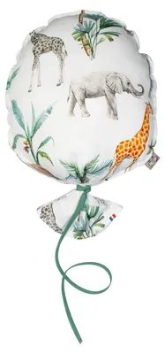 Produktbild von Für Kinder, Wandballon Safari - 38 cm - Weiß | by SEVIRA KIDS