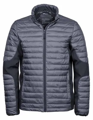 Obrázok produktu pre Pánska prešívaná bunda Treejays FK926 (2XL) (vesmírnosivá/čierna)