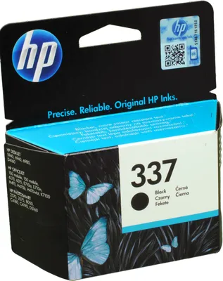 Produktbild von HP 337 Schwarz Original Druckerpatrone, Standardertrag, Schwarz, Tinte auf Pigmentbasis, 1 Stück(e), 420 Seiten