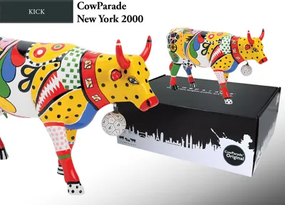Immagine prodotto di CowParade New York 2000, Calci, di Garance